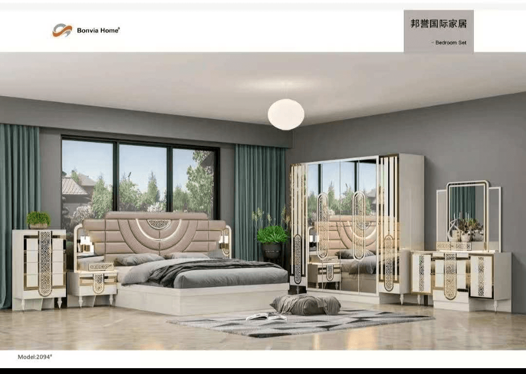 Chambre à coucher complète design, luxe et élégance