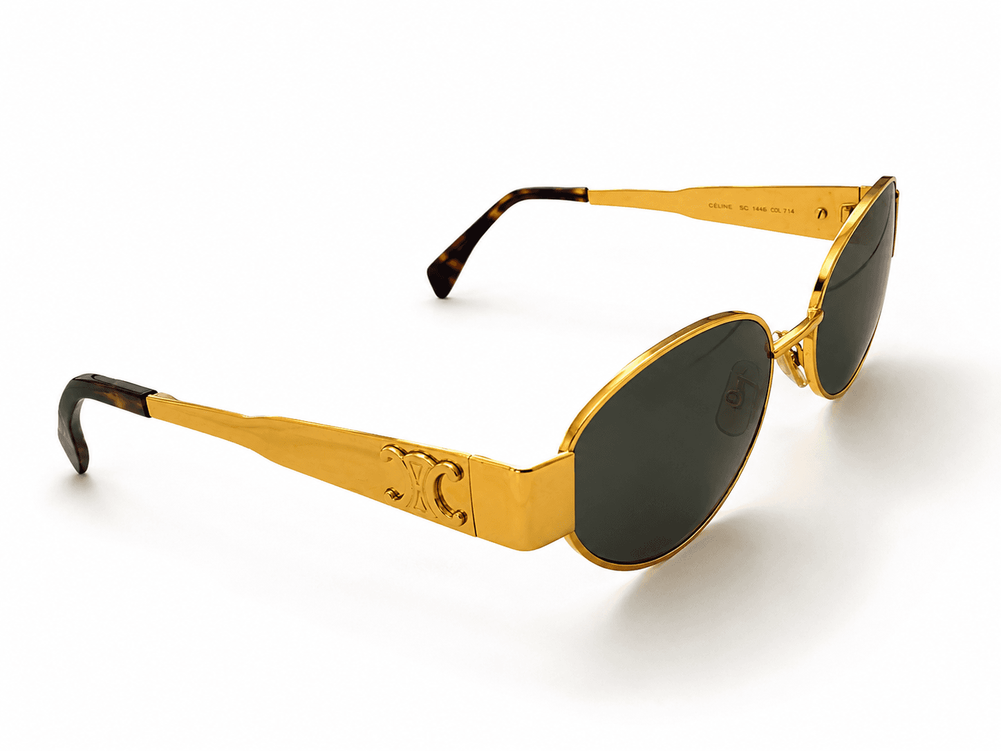 Lunettes de soleil CELINE Paris authentiques, comme neuves